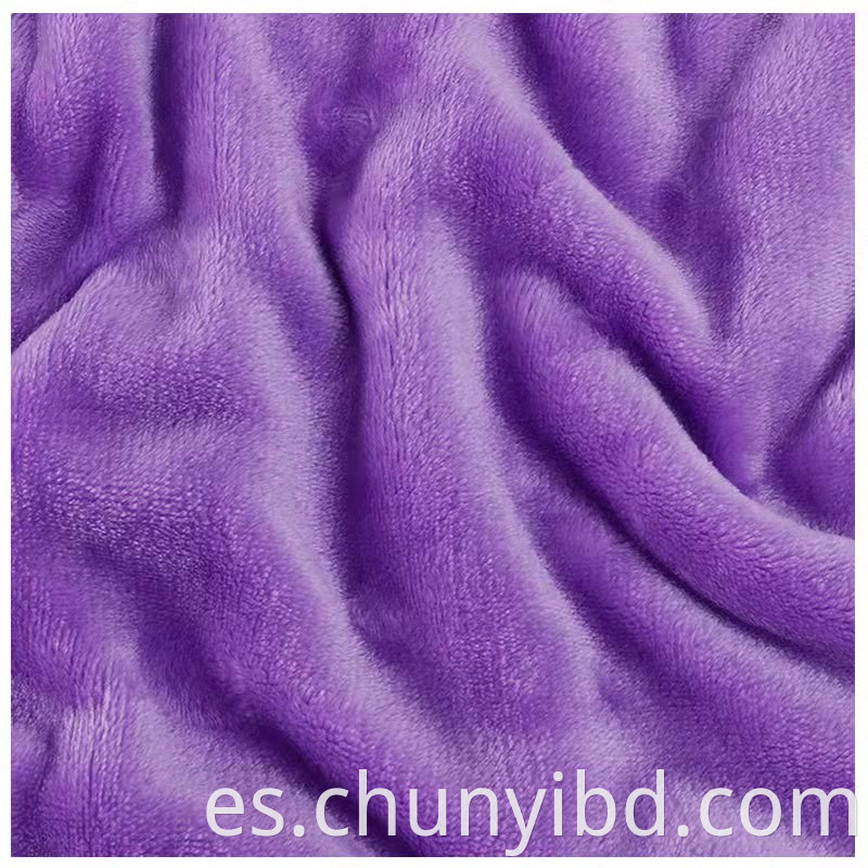 Fannel Fleece Ambos cepillos laterales ropa de moda casera